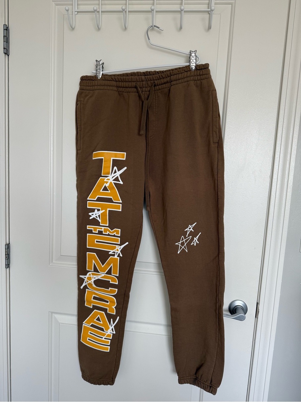 Tate McRae So Close to What Limited Edition Brown Jogger Sweatpants